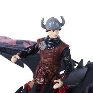 CUM SA ITI DRESEZI DRAGONUL INCERCAREA FLACARII SET DRAGON TOOTLESS SI FIGURINA HICCUP - Img 5
