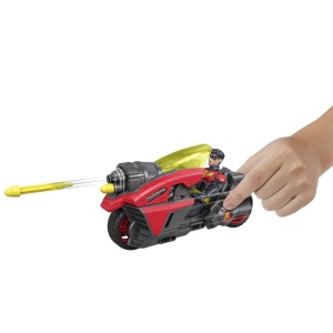 DC SET FIGURINA ROBIN SI MOTOCICLETA CU ACCESORII - Img 5