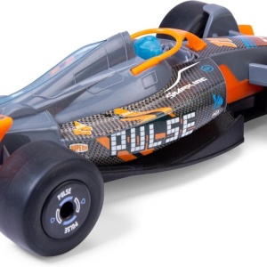 DICKIE TOYS FORMULA RACER MASINA TEAM PULSE CU LUMINI SI SUNETE SCARA 1 LA 24 - Img 6