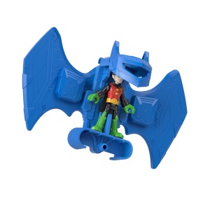 FISHER PRICE IMAGINEXT DC SUPER FRIENDS ROBOT BATMAN SI CENTRU DE COMANDA - Img 5