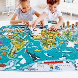 HAPE PUZZLE 2-IN-1 TURUL LUMII - Img 3
