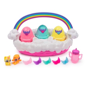 HATCHIMALS ALIVE NEON RAINBOW SET COSULET DE OUA - Img 4