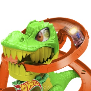 HOT WHEELS CITY SET STATIA DE POMPIERI SI BATALIA CU TREX - Img 4