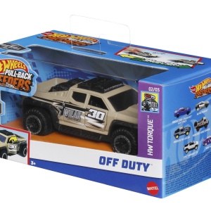 HOT WHEELS MASINUTA METALICA CU SISTEM PULL BACK OFF DUTY SCARA 1:43 - Img 2