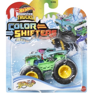 HOT WHEELS MONSTER TRUCK CAMION HOTWEILER CU CULORI SCHIMBATOARE SCARA 1:64
