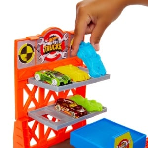 HOT WHEELS MONSTER TRUCKS SET BLAST STATION - Img 9