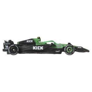 HOT WHEELS PREMIUM REAL RIDERS FORMULA 1 2024 MASINUTA METALICA KICK SAUBER F1 TEAM NUMARUL 5 SCARA 1 LA 64 - Img 5
