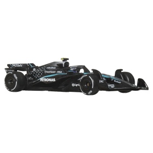 HOT WHEELS PREMIUM REAL RIDERS FORMULA 1 2024 MASINUTA METALICA MERCEDES AMG PETRONAS FORMULA ONE TEAM SCARA 1 LA 64 - Img 3