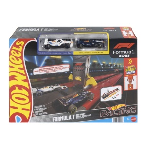 HOT WHEELS RACING CIRCUIT DE CURSE GRID START FORMULA 1 2025 CU 2 MASINUTE INCLUSE