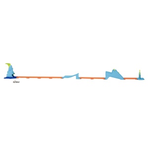 HOT WHEELS STUNT TRACKS PISTA CASCADORII SARITURA CU PROPULSIE CU MASINUTA INCLUSA - Img 5