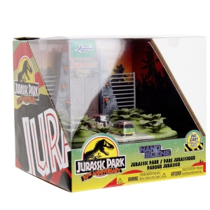 JADA JURASSIC PARK SCENA NANO CU 2 VEHICULE METALICE