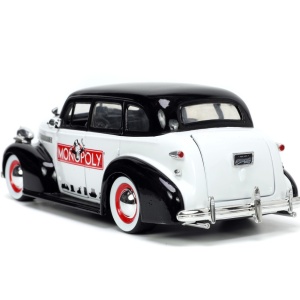 JADA SET MASINUTA METALICA CHEVROLET MASTER DELUXE 1939 SCARA 1:24 SI FIGURINA MR MONOPOLY - Img 7