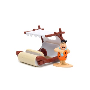 JADA SET MASINUTA METALICA FLINTMOBILUL SCARA 1:32 SI FIGURINA FRED FLINTSTONE - Img 2