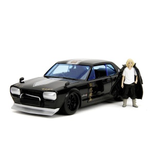 JADA SET TOKYO REVENGERS FIGURINA METALICA 7CM SI MASINUTA NISSAN SKYLINE GTR SCARA 1 LA 24 - Img 3