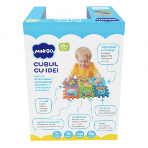 Jucarie bebelusi, Cubul cu idei, Minibo - Img 6