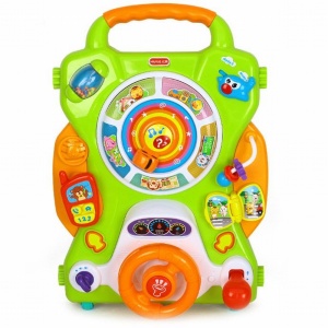 Jucarie Interactiva 3in1, Antepremergator, Centru de Activitati si Tabla de Desen - Img 4