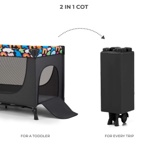 Pătuț JOY2 pliabil Kinderkraft – soluție practică pentru călătorii cu bebe