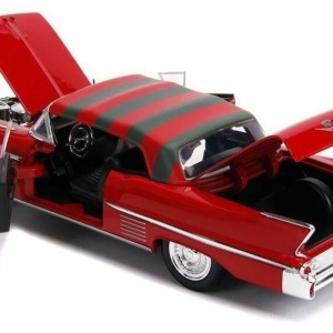 MACHETA METALICA FREDDY KRUEGER 1958 CADILLAC MODEL 62 SCARA 1 LA 24 - Img 4
