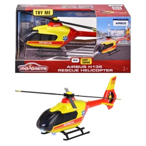 MAJORETTE ELICOPTER DE SALVARE AIRBUS H135 CU SUNETE SI LUMINI
