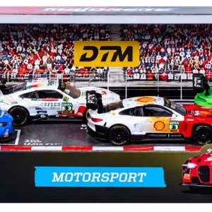 MAJORETTE SET 4 MASINUTE METALICE MOTORSPORT DTM SCARA 1 LA 64