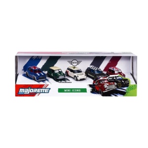MAJORETTE SET 5 MASINUTE METALICE MINI ICONS SCARA 1 LA 64