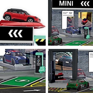 MAJORETTE SET SHOWROOM AUTO MINI CU MASINUTA INCLUSA MINI ACEMAN SCARA 1 LA 64 - Img 4