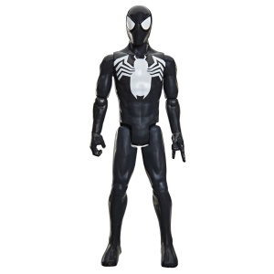 MARVEL SPIDER MAN TITAN SERIES FIGURINA SPIDER MAN CU COSTUM NEGRU - Img 4