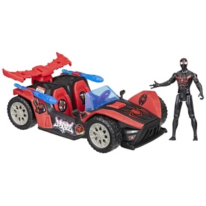 MARVEL SPIDER MAN VENOM VERSUS LANSATOR AUTO SI FIGURINA MILES MORALES - Img 2
