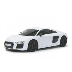 MASINA CU TELECOMANDA AUDI R8 ALB CU SCARA 1 LA 24 - Img 5