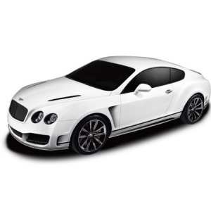 MASINA CU TELECOMANDA BENTLEY CONTINENTAL GT ALB CU SCARA 1 LA 24 - Img 7