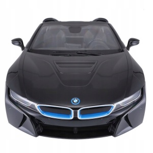 MASINA CU TELECOMANDA BMW I8 NEGRU SCARA 1 LA 12 - Img 5