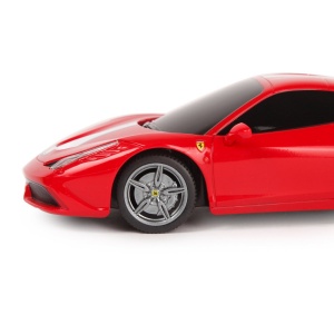 MASINA CU TELECOMANDA FERRARI 458 SPECIALE ROSU CU SCARA 1 LA 24 - Img 6