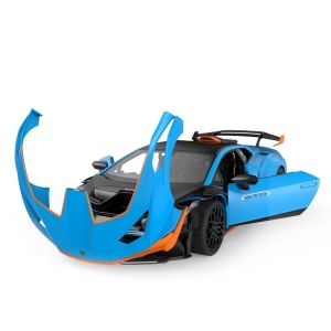 Masina cu telecomanda Lamborghini Huracan STO albastru, scara 1:14, dimensiuni 43x25.5x17.5cm - Img 5