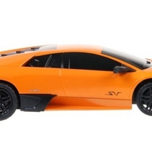 MASINA CU TELECOMANDA LAMBORGHINI MURCIELAGO LP670 PORTOCALIU CU SCARA 1 LA 24 - Img 4