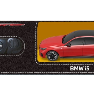Masina cu telecomanda Rastar BMW I5, rosie, scara 1:24, dimensiuni 38.5x10x12cm - Img 2