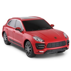 Masina cu Telecomanda, Rastar, Porsche Macan Turbo, Rosu, 1:24, 19.5x9.2x6.7 cm - Img 5