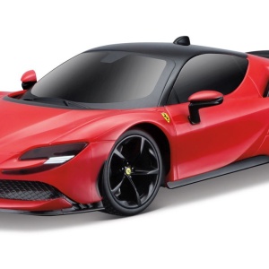 Masinuta cu Sunete si Lumini Maisto, Ferrari SF90 Stradale, 1:24, Rosu, 24.17x9.96x10.70cm - Img 2