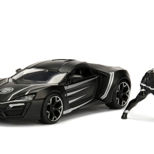 MASINUTA MARVEL AVENGERS LYKAN HYPERSPORT BLACK PANTHER SCARA 1 LA 24 - Img 3