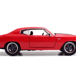 MASINUTA METALICA FAST AND FURIOUS 1970 CHEVY CHEVELLE SCARA 1 LA 24 - Img 5