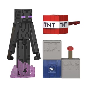 MINECRAFT CRAFT A BLOCK FIGURINA ENDERMAN 8CM - Img 4