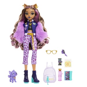 MONSTER HIGH PAPUSA CLAWDEEN WOLF SI CATELUL CRESCENT - Img 10