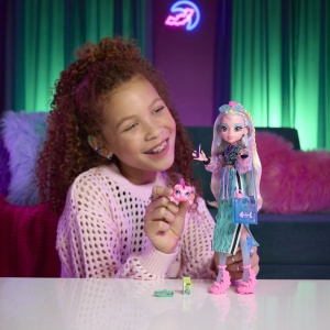 MONSTER HIGH PAPUSA LAGOONA BLUE CU ACCESORII - Img 6