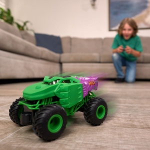 MONSTER JAM MARVEL CAMION GIGANT RC CU TELECOMANDA INCREDIBILUL HULK - Img 5