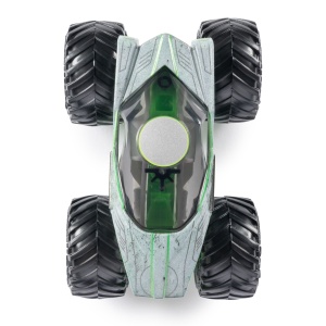MONSTER JAM MASINUTA METALICA ALIEN INVASION SCARA 1 LA 64 - Img 7