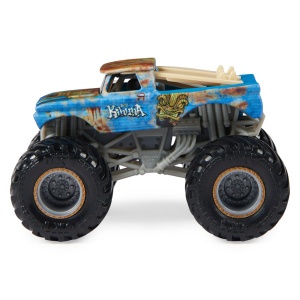 MONSTER JAM MASINUTA METALICA BIG KAHUNA SCARA 1 LA 64 - Img 8