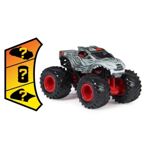MONSTER JAM MASINUTA METALICA WOLF'S HEAD SCARA 1 LA 64 - Img 2