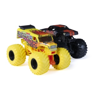 MONSTER JAM SET 2 MASINUTE METALICE CLASSROOM CRUSHER SI MAYHEM SCARA 1 LA 64 - Img 2