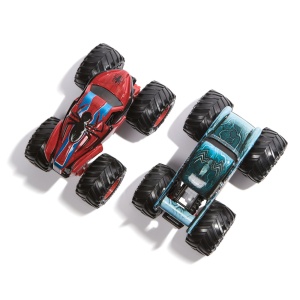MONSTER JAM SET 2 MASINUTE METALICE VENOM VS THE AMAZING SPIDERMAN SCARA 1 LA 65 - Img 4