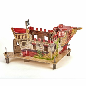 PAPO FIGURINA PUZZLE 3D CORABIE PIRATI - Img 2