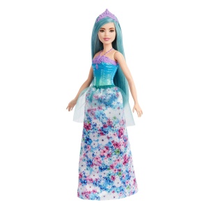 Papusa Barbie Dreamtopia, Printesa cu Par Albastru